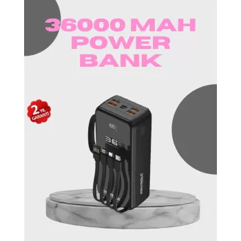 ® Yeni Ürün Yüksek Kapasiteli Powerbank Hızlı Şarj Ve Kablosuz Destekli