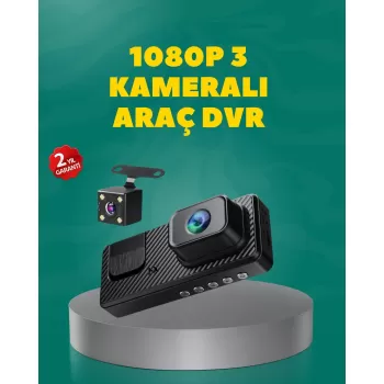 ® Yeni Ürün Full Hd 1080p Araç Kamerası | Gece Görüşlü Döngü Kayıt Ve Geri Görüş
