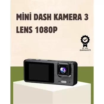 ® Yeni Ürün Full Hd 3 Kanallı Araç KamerasıAkıllı Çözümlerle Sürüş