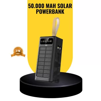 ® Yeni Ürün Taşınabilir Güneş Panelli Powerbank Çoklu Cihaz Şarj Destekli