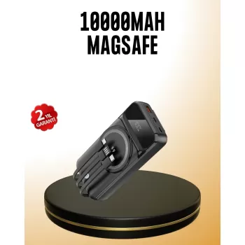 ® Yeni Ürün 15w Kablosuz Hızlı Şarjlı 10000 Mah Powerbank – Taşınabilir Led Göstergeli