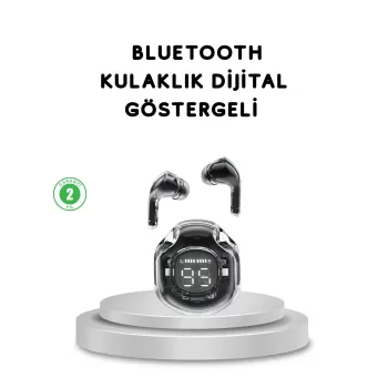 ® Yeni Ürün Bluetooth 5.3 Kablosuz Kulaklık Hifi Stereo Ve Ekstra Bass Dijital Ekranlı