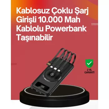 ® Yeni Ürün 22.5w Hızlı + 15w Kablosuz Şarj – Akıllı Powerbank İle Her An Enerji