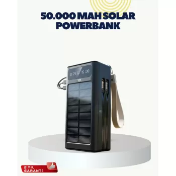® Yeni Ürün Led Aydınlatmalı Güneş Panelli Powerbank Seyahat Ve Kamp İçin