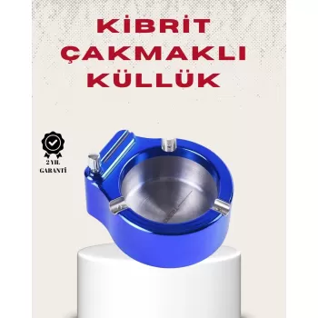 ® Yeni Ürün Metal Küllük Ve Çakmak Seti Yuvarlak Modern Tasarım