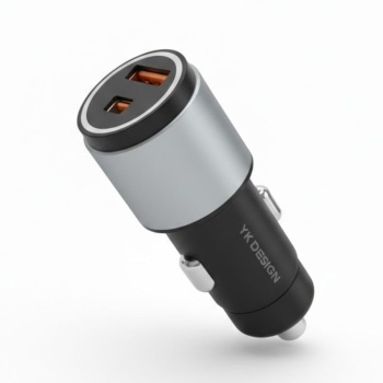 ® Yeni Ürün Araç İçi Çakmaklığa TakılanType-C ve USB Girişli 2 Portlu Hızlı Şarj Adaptörü