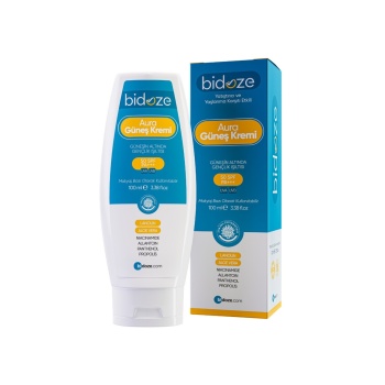 ® Yeni Ürün Bidoze Aura Yatıştırıcı & Anti Aging Etkili Güneş Kremi 100 ML | Leke Karşıtı ve Onarıcı Bakım