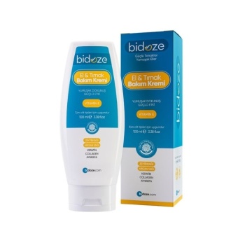 ® Yeni Ürün Bidoze El Ve Tırnak Bakım Kremi 100 Ml | Keratin ve Vitamin E Destekli Yoğun Onarıcı Bakım