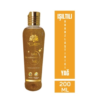 ® Yeni Ürün IŞILTILI BRONZLAŞTIRICI YAĞ 200 ML