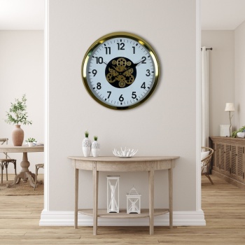 Gold Standart 60 Cm Çarklı Duvar Saati
