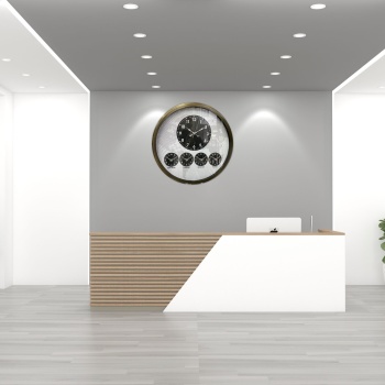 Eskitme 52 Cm Dünya Saati