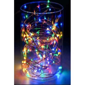 ® Yeni Ürün Pilli Dekoratif Peri Led Işık 3 Metre (RGB) Gaming Aydınlatma