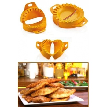 ® Yeni Ürün 3lü Çiğ börek kurabiye Hamur İşi Ravioli Kesme Kalıbı Aparatı