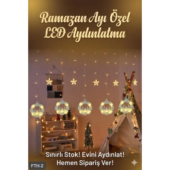 Ramazan Perde LED Işık 3 Metre