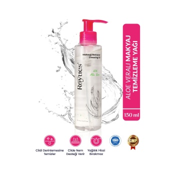 ® Yeni Ürün Göz Yakmayan Makyaj Temizleme YağıGöz ve Yüz Makyajı İçin Makeup Cleansing Oil 150ml