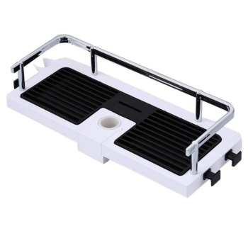 ® Yeni Ürün Banyo Direğine Asılabilir Köşelik Şampuanlık Sabunluk Çift Askılı Düzenleyici Raf Paslanmaz