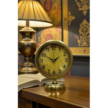 ® Yeni Ürün Vintage Elite 25 x 20 Eskitme Metal Masa Saati