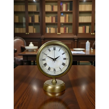 ® Yeni Ürün Aurum Retro 25x20 Eskitme Metal Masa Saati