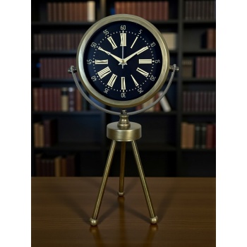 ® Yeni Ürün Eskitme Üç Ayaklı Masa Saati