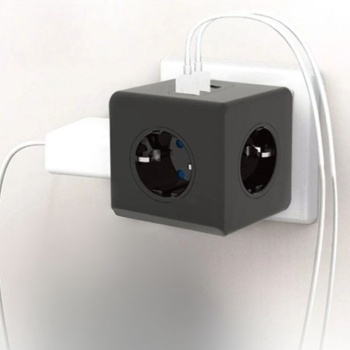 ® Yeni Ürün Isıya Dayanıklı Termal Akım Korumalı ve Çocuk Korumalı 3 Priz Girişli 3 USB Girişli Küp Priz