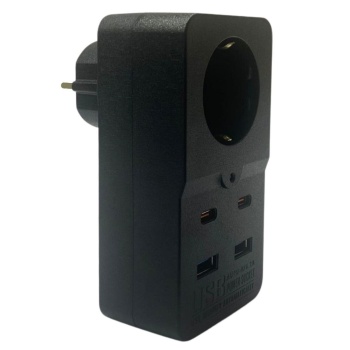 ® Yeni Ürün Isıya Dayanıklı Termal Akım Korumalı 1 Priz Girişli 2 USB Girişli 2 TYPE-C Girişli Pirz