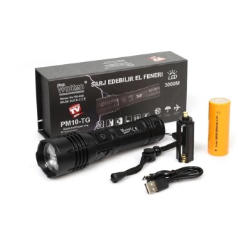 ® Yeni Ürün 3000 Lümen Güçlü El Feneri Wt-600