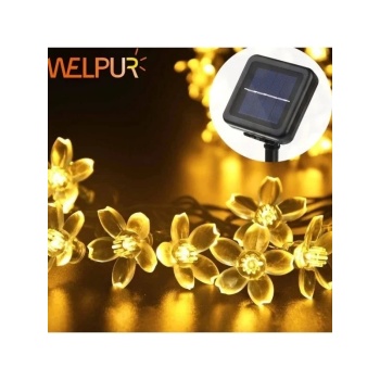 ® Yeni Ürün Solar 30 Ledli Çiçekli Günışığı Bahçe Aydınlatma Dekorasyon Güneş Enerjili