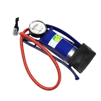 ® Yeni Ürün İnce Piston Araç Lastik Şişirme Göstergeli Ayak Pompası