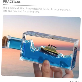 ® Yeni Ürün Batmayan Gemi Şişe Akvaryum