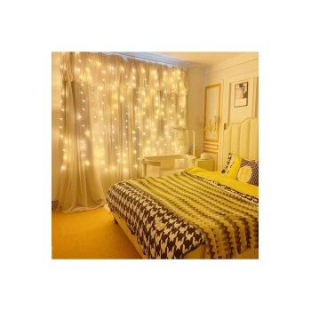 ® Yeni Ürün 8 Fonksiyonlu Peri Perde Led Uzaktan Kumandalı Günışığı Perde Peri Led (3 Mt X 3 Mt)