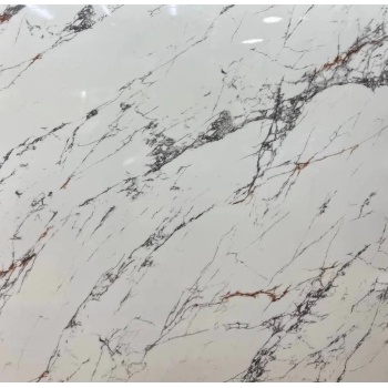 ® Yeni Ürün Beyaz Mermer Desenli Yapışkanlı Kaplama Kağıdı Büyük Boy 5 Metre