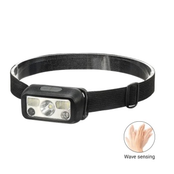 ® Yeni Ürün Hs-43 Sensörlü Şarjlı Type-c Çok Amaçlı Kırmızı Işıklı Kafa Lambası