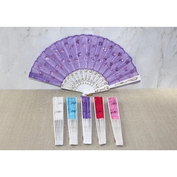 ® Yeni Ürün Plastik Pullu Yelpaze