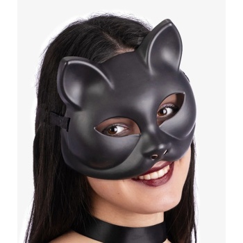® Yeni Ürün Siyah Renk Lüks Kedi Maskesi 12x13 Cm