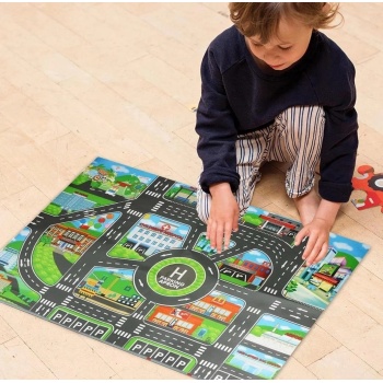 ® Yeni Ürün Çocuk Oyun Matı (mutlu Şehir Hayatı)