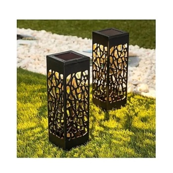 ® Yeni Ürün Dekoratif Solar Güneş Enerjili Bahçe Aydınlatması Yürüyüş Yolu Seti ( 6 Adet )