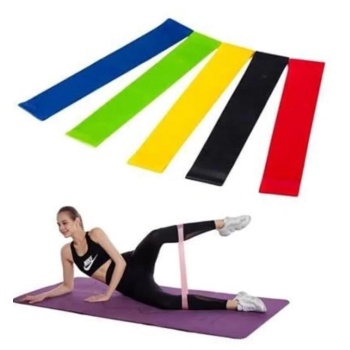 ® Yeni Ürün Aerobik Bant 5 Li Pilates Yoga Bandı