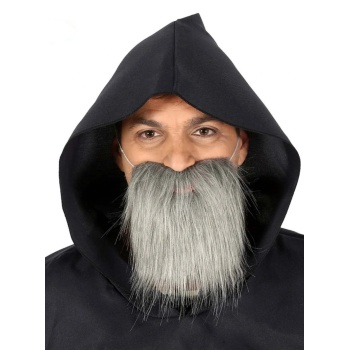 ® Yeni Ürün Kırçıllı Korsan Sakalı Gri Renk Takma Sakal