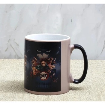 ® Yeni Ürün Porselen Renk Değiştiren Demon Slayer Kupa Bardak Aalk380