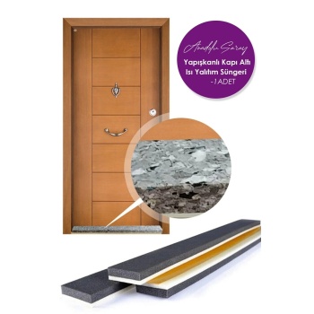 ® Yeni Ürün Yapışkanlı Köpük Kapı Altı Isı Yalıtım Eşik Süngeri