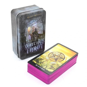 ® Yeni Ürün By Ellen Dugan Witches (cadı) Metal Kutulu Tarot Kartı