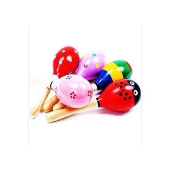 ® Yeni Ürün Ahşap Renkli 5 Adet Çocuk Müzik Aleti Eğitim