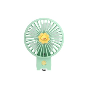 ® Yeni Ürün şarjlı katlanabilir el fanı 3 kademe güçlü pervane FAN renkli