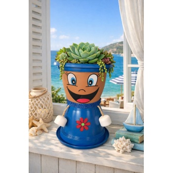 ® Yeni Ürün MAVİŞKO VİLLA DEKORATİF SAKSI 1,7 Litre