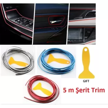 ® Yeni Ürün Araba Dekorasyon 5 Metre Şerit Trim
