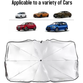 ® Yeni Ürün Araç İçi Ön Cam Şemsiye Güneşlik