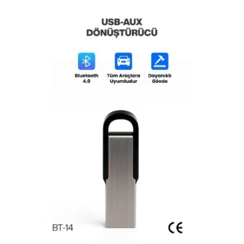 ® Yeni Ürün Araç Teyp Bluetooth Çevirici Usb Dönüştürücü