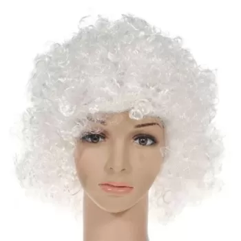 ® Yeni Ürün Beyaz Renk Peruk Saç