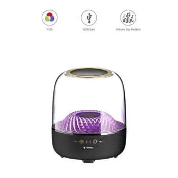 ® Yeni Ürün D33 Siyah Taşınabilir Kablosuz Bluetooth Hoparlör