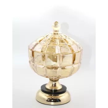 ® Yeni Ürün Kapaklı Cam Şekerlik Model 2